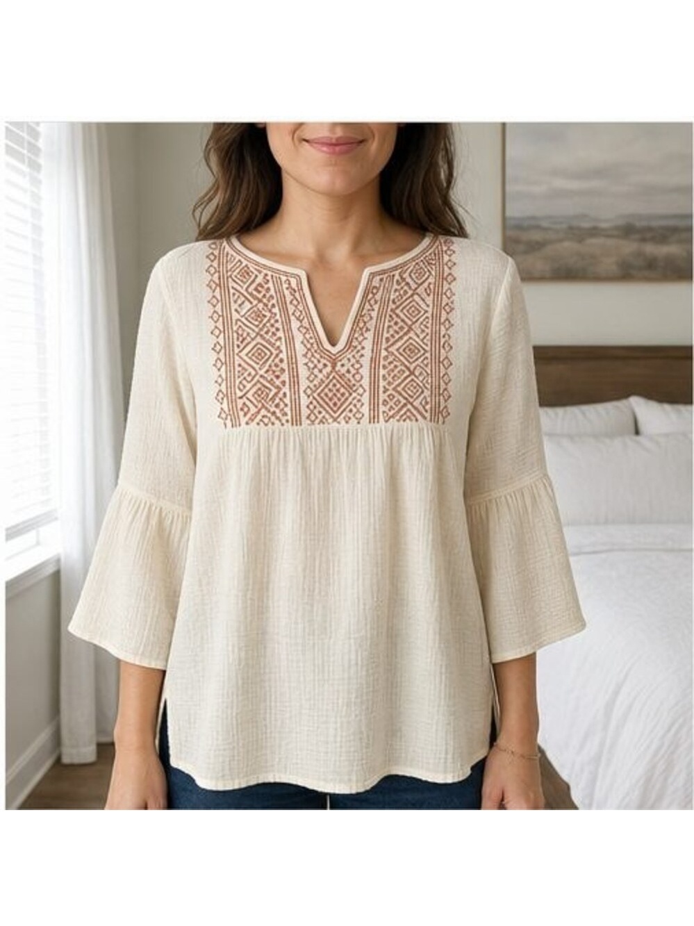 Black Tunic Blouse